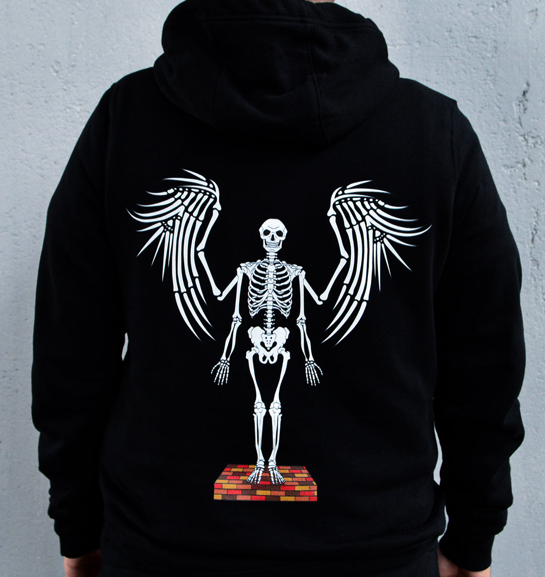 BRICK + BONE skeleton hoodie - underground streetwear