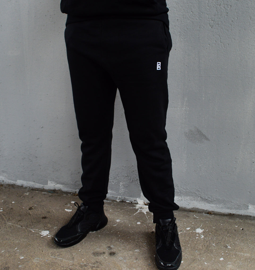 Black tracksuit, mens 